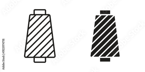 Thread icons suitable for infographics, websites and print media and interfaces. Line vector icon.