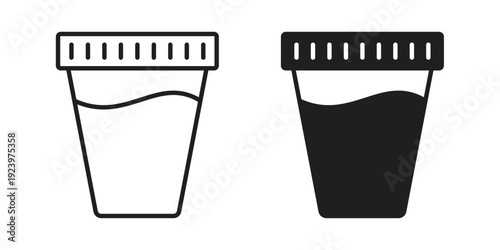 Urine icons suitable for infographics, websites and print media and interfaces. Line vector icon.