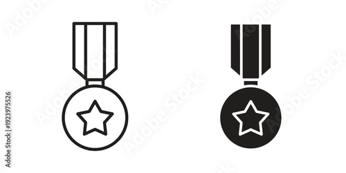 Veteran icons suitable for infographics, websites and print media and interfaces. Line vector icon.