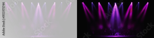 Foto Pink spotlight stage background