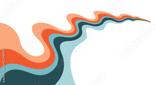 A high-quality top-down view of a vibrant workspace featuring a laptop and organized office supplies on a clean wooden desk