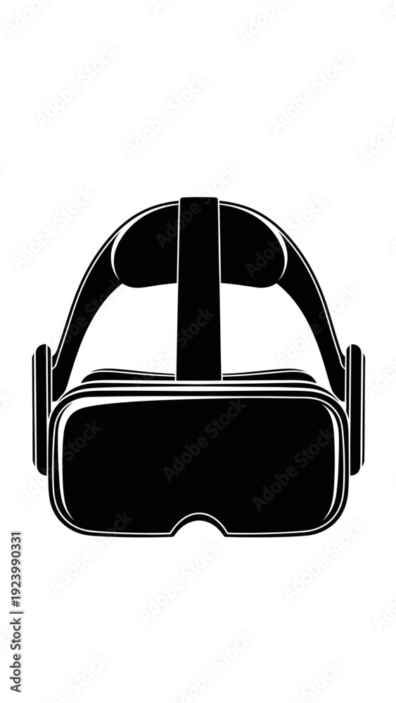 Obraz premium Virtual Reality Headset Device Technology.