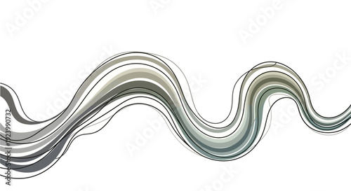 A professional young woman wearing a headset smiles warmly while working on her laptop in a bright modern office setting