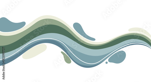 A professional young woman wearing a headset smiles warmly while working on her laptop in a bright modern office setting