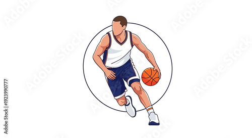 A professional young woman wearing a headset smiles warmly while working on her laptop in a bright modern office setting