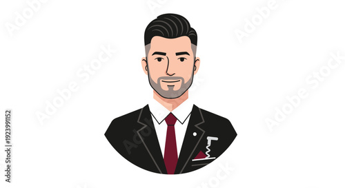 A professional young woman wearing a headset smiles warmly while working on her laptop in a bright modern office setting