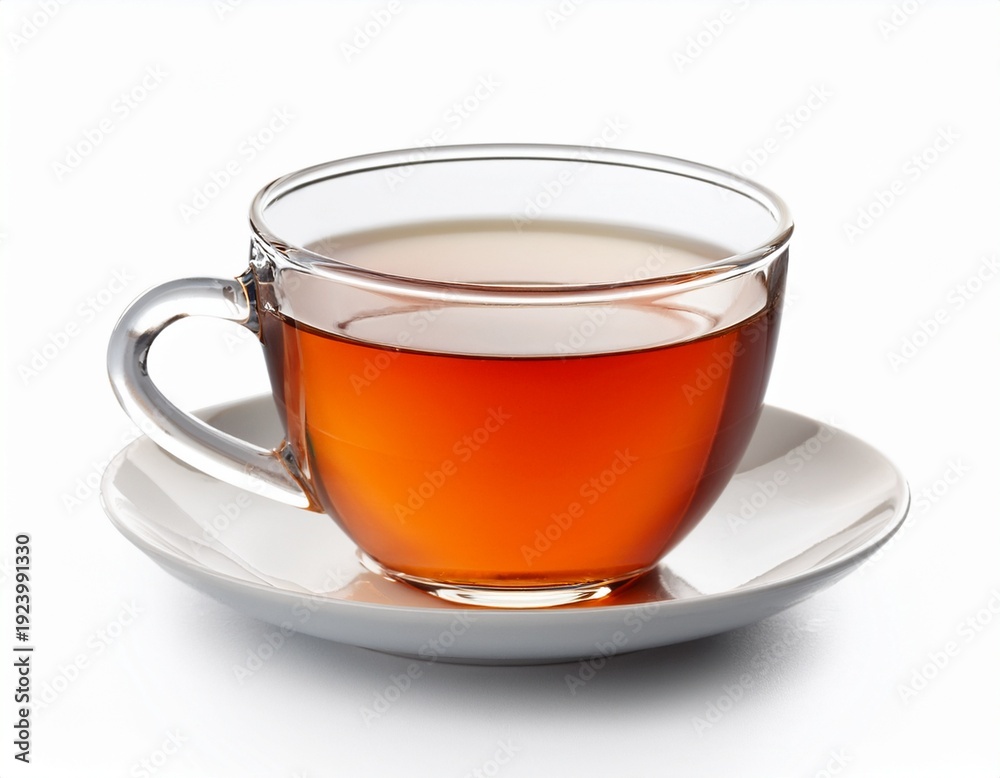 Fototapeta premium cup of tea isolated on white background