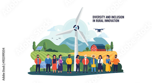 Diverse Community Innovating Rural Development: Embracing Sustainable Energy, Modern Agriculture, and Inclusivity