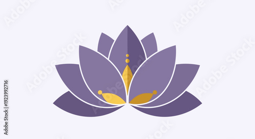 The serene lotus flower blooms in calm peaceful water with soft petals unfolding.