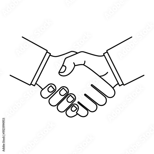 Wallpaper Mural A handshake between two people Torontodigital.ca