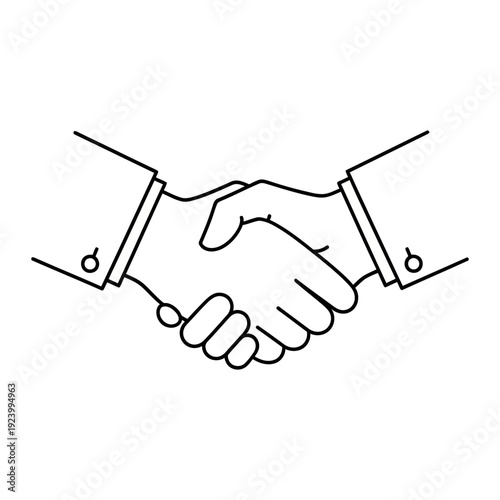 Wallpaper Mural A handshake between two people Torontodigital.ca