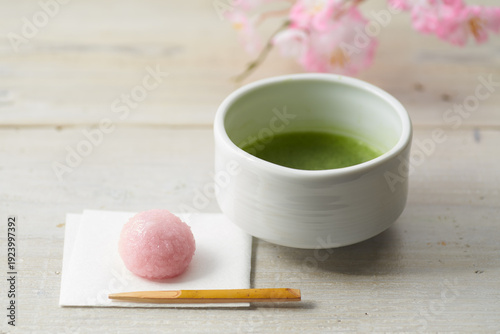 日本の抹茶　イメージ