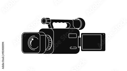 Black Video Camera Recorder Device.