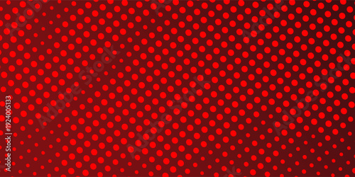 Red diagonal geometric shape with halftone. eps 10 illustration