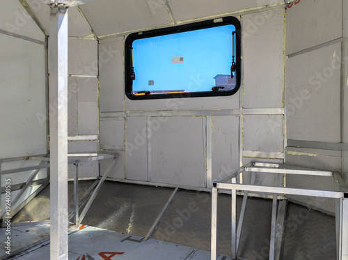 The internal structure of the motorhome module body made of aluminum profile