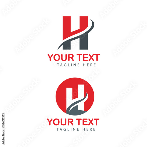 Medical Health Letter H Cross Care Logo Design, Vector Art Illustration