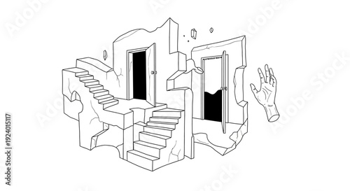 Abstract swirling clouds of vibrant paint in blue and gold, conveying creativity and artistic expression