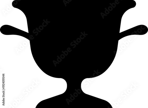 Vase, jug silhouette set. Vase vector ancient, ceramic, pottery, amphora collection