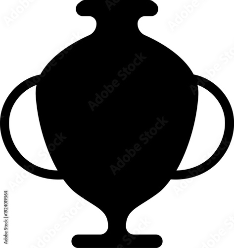 Vase, jug silhouette set. Vase vector ancient, ceramic, pottery, amphora collection