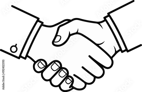 Two hands shaking, representing agreement and partnership