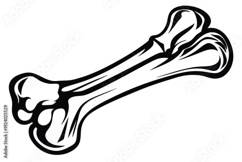 Bone reveals pain with spike accents against a clean white backdrop