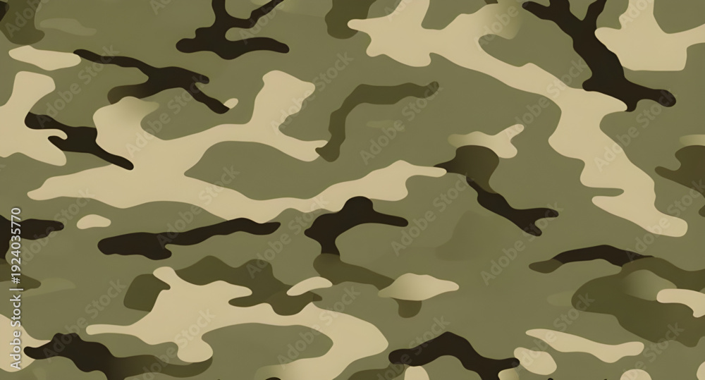 Fototapeta premium camouflage, military, camo, pattern, background, army, tactical, green, brown, beige, woodland, jungle, texture, fabric, uniform, defense, combat, warfare, soldier, gear, equipment, survival, concealm