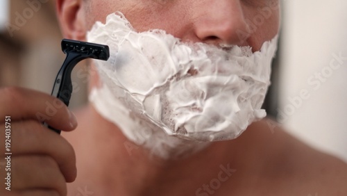 Exact facial grooming, Implementing precise skincare routine for sophisticated face presentation, Applying comprehensive grooming methods to achieve elegantly refined facial appearance and style