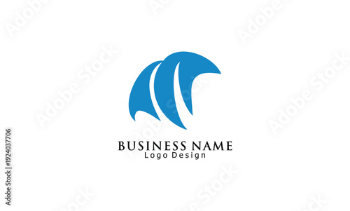 ship concept design business logo