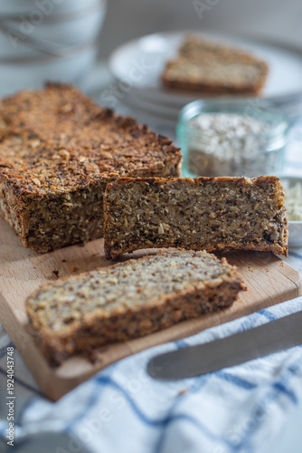 Wallpaper Mural Home made whole grain bread Torontodigital.ca