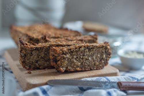 Wallpaper Mural Home made whole grain bread Torontodigital.ca