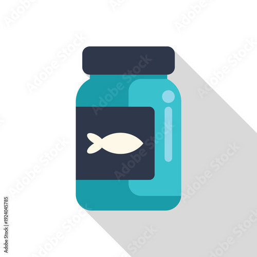 Fish oil bottle containing dietary supplements and omega 3 nutrients, promoting health and wellness