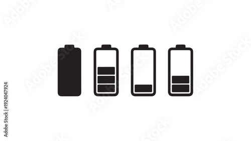 set of battery charge levels