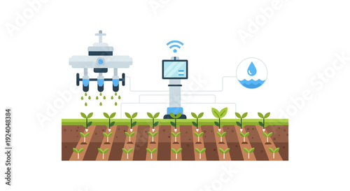 Precision Agriculture: Robotic Irrigation and Wireless Control for Smart Crop Management