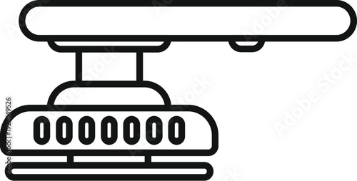Orbital sander icon representing construction, repair, and woodworking tasks