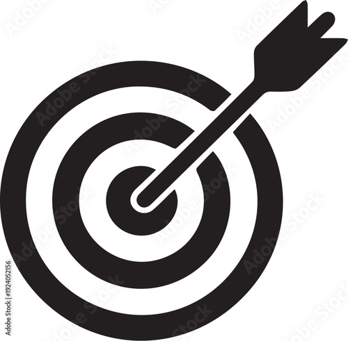 Target icon set. goal icon vector. target marketing icon vector