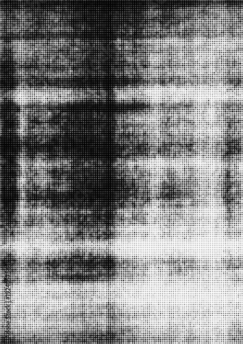 Large vector halftone photocopy texture with a transparent background