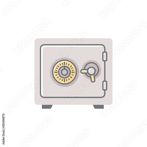 Compact Safe with Combination Lock for Secure Storage