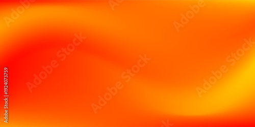 Abstract gradient background of glossy red and yellow colors. beauty curved shape composition illustration art for banner, poster, brochure, digital, web, page, surface, decoration, advertising