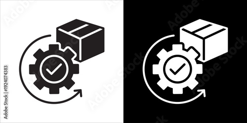 Productivity Icon Sheet Black And White