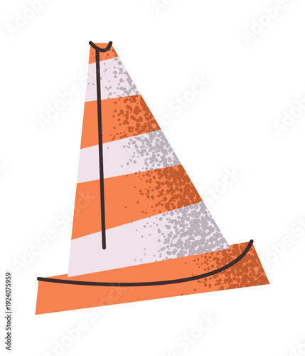 Traffic cone racing track boundaries