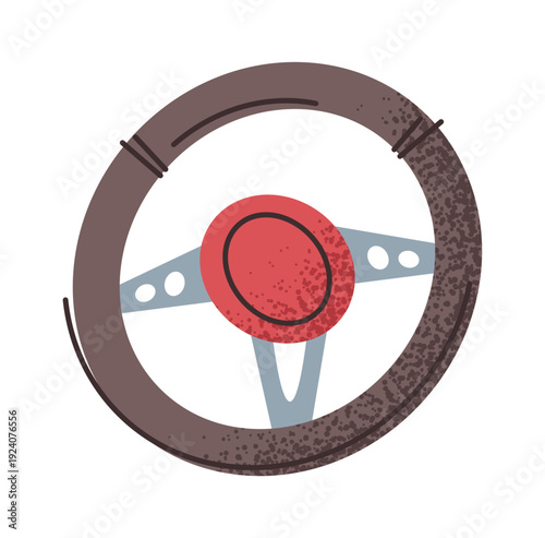 Racing sport car steering wheel