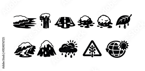 Healthcare, medical flat icon set. Health, hospital equipment icons flat collection