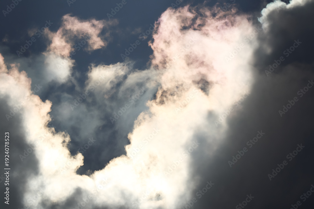 Obraz premium Cloud Scape Cloud from Tropical Sky.