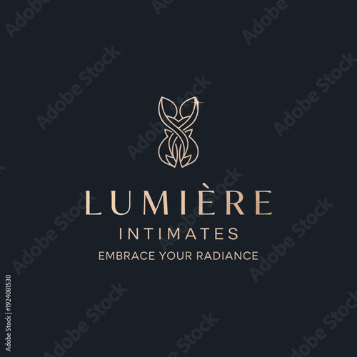 Luxury Lingerie Logo Design for Lumiere Intimates.