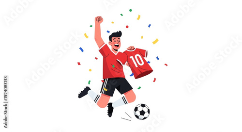 soccer player silhouette