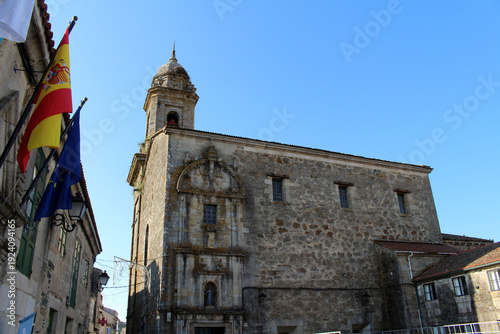 Iglesia de San Pedro Apostol Exterior Architecture Melide July 2024
