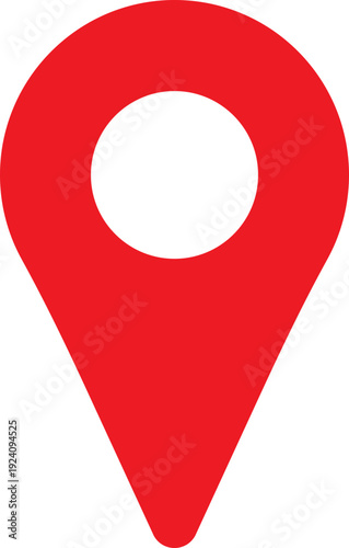 Red Map Pin Icon
