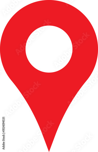 Red Map Pin Icon