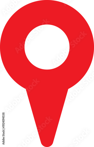 Red Map Pin Icon