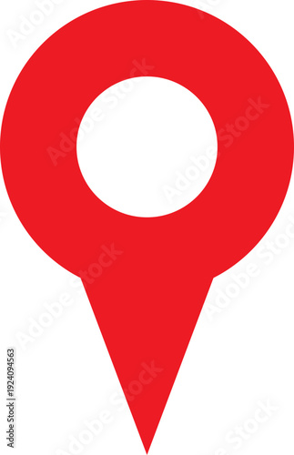 Red Map Pin Icon